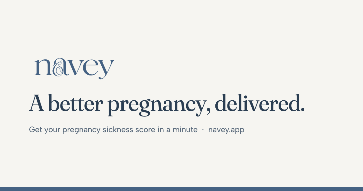 Navey. A better pregnancy, delivered.
